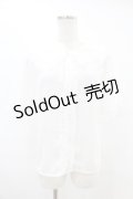 axes femme kawaii / ドットチュール半袖ブラウス M オフ H-25-07-13-1049-AX-BL-NS-ZH