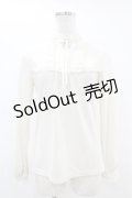 axes femme / ヨークレースプルオーバー M 生成り H-25-07-13-1051-AX-TO-NS-ZH