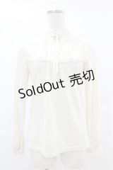 axes femme / ヨークレースプルオーバー M 生成り H-25-07-13-1051-AX-TO-NS-ZH