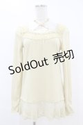 axes femme / ヨークレースプルオーバー M 生成り H-25-07-13-1053-AX-TO-NS-ZH