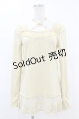 axes femme / ヨークレースプルオーバー M 生成り H-25-07-13-1053-AX-TO-NS-ZH