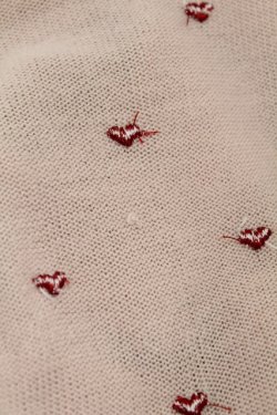 画像3: evelyn / ハートドット刺繍カーディガン Free ピンク/レッド H-25-07-13-1055-LO-TO-NS-ZH