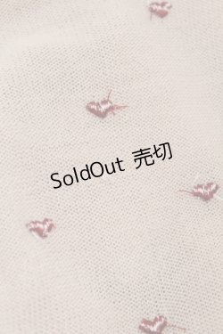 画像3: evelyn / ハートドット刺繍カーディガン Free ピンク/レッド H-25-07-13-1055-LO-TO-NS-ZH
