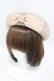 画像1: m petit by misako / AMリボンサーモベレー  ベージュ H-25-07-13-1007-LO-AC-NS-ZH (1)