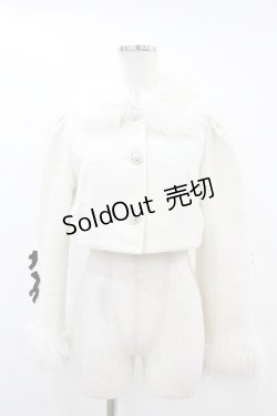 画像1: Me roir / ラメツイードファージャケット M オフ H-25-07-13-1058-0-JA-NS-ZT269