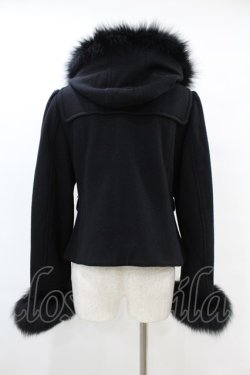 画像2: LODISPOTTO / LOVEリュバンダッフルショートコート M ブラック H-25-07-13-1059-LO-CO-NS-ZH