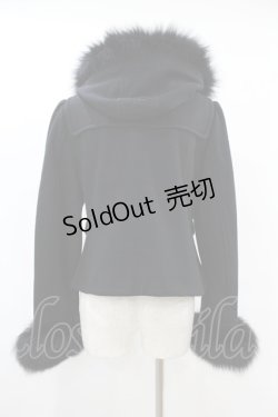 画像2: LODISPOTTO / LOVEリュバンダッフルショートコート M ブラック H-25-07-13-1059-LO-CO-NS-ZT