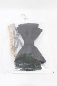 m petit by misako / AMリボンスマホショルダー  ブラック H-25-07-13-1008-LO-ZA-NS-ZH