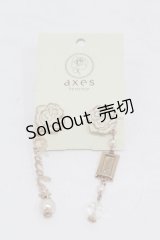 axes femme / ローズ・オ・ショコラ イヤリング  生成り H-25-07-13-1011-AX-AC-NS-ZH