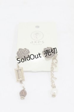 画像1: axes femme / ローズ・オ・ショコラ イヤリング  ブラウン H-25-07-13-1012-AX-AC-NS-ZH