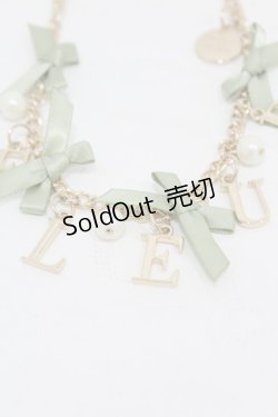 画像2: Maison de FLEUR / ブランドロゴバッグチャーム  グリーン H-25-07-13-1014-LO-ZA-NS-ZH