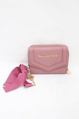 Maison de FLEUR / キーリボンミニウォレット  ピンク H-25-07-13-1015-LO-ZA-NS-ZH