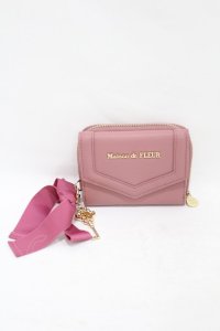 Maison de FLEUR / キーリボンミニウォレット  ピンク H-25-07-13-1015-LO-ZA-NS-ZH
