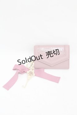 画像1: Maison de FLEUR / キーリボンキーケース  ピンク H-25-07-13-1016-LO-ZA-NS-ZH