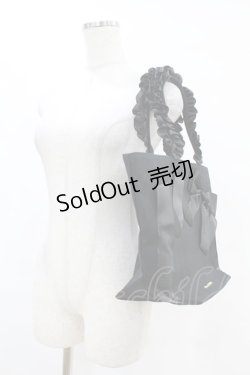 画像2: Maison de FLEUR / Maison de FLEUR×Misako Aoki/Mリボンキャンバストートバッグ  ブラック H-25-07-13-1024-LO-BG-NS-ZH