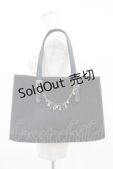 Maison de FLEUR / Aurora/ジャカードトートバッグ  ブラック H-25-07-13-1025-LO-BG-NS-ZH