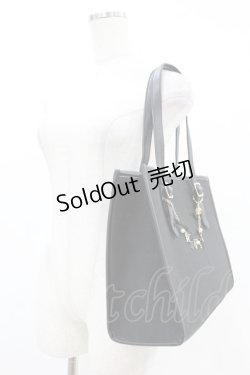画像2: Maison de FLEUR / Aurora/ジャカードトートバッグ  ブラック H-25-07-13-1025-LO-BG-NS-ZH