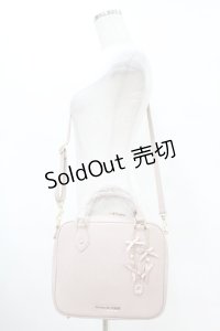 Maison de FLEUR / 梅田エスト限定ビジューチャーム付きショルダーバッグ  ピンク H-25-07-13-1026-LO-BG-NS-ZH