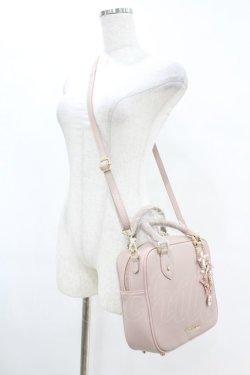 画像2: Maison de FLEUR / 梅田エスト限定ビジューチャーム付きショルダーバッグ  ピンク H-25-07-13-1026-LO-BG-NS-ZH