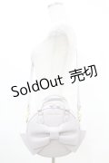 Maison de FLEUR / Maison de FLEUR×Misako Aoki/ラウンドリボンショルダーバッグ  ラベンダー H-25-07-13-1029-LO-BG-NS-ZH