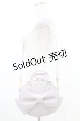 Maison de FLEUR / Maison de FLEUR×Misako Aoki/ラウンドリボンショルダーバッグ  ラベンダー H-25-07-13-1029-LO-BG-NS-ZH
