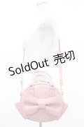 Maison de FLEUR / Maison de FLEUR×Misako Aoki/ラウンドリボンショルダーバッグ  ピンク H-25-07-13-1030-LO-BG-NS-ZH