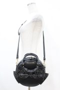 Maison de FLEUR / Maison de FLEUR×Misako Aoki/ラウンドリボンショルダーバッグ  ブラック H-25-07-13-1031-LO-BG-NS-ZH