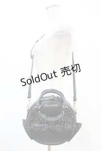 Maison de FLEUR / Maison de FLEUR×Misako Aoki/ラウンドリボンショルダーバッグ  ブラック H-25-07-13-1031-LO-BG-NS-ZH