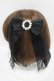 画像2: Princess Melody / ビジューリングレース重ねクリップ  ブラック H-25-07-13-1003-EL-AC-NS-ZH (2)