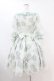 画像2: Angelic Pretty / Elegant Floraワンピース Free シロ/ミント H-25-07-13-1034-AP-OP-NS-ZH (2)