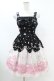 画像1: BABY,THE STARS SHINE BRIGHT / Lovely Sweet Room柄リボンジャンパースカート Free ブラック H-25-07-13-1037-BA-OP-NS-ZH (1)