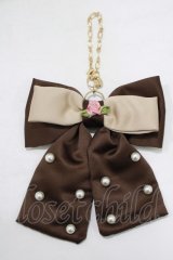 m petit by misako / NINA’sコラボバッグチャーム  ブラウン H-25-07-13-061-LO-ZA-NS-ZH