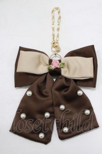 m petit by misako / NINA’sコラボバッグチャーム  ブラウン H-25-07-13-061-LO-ZA-NS-ZH