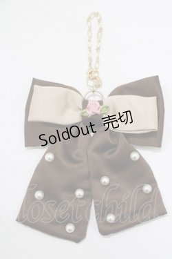 画像1: m petit by misako / NINA’sコラボバッグチャーム  ブラウン H-25-07-13-061-LO-ZA-NS-ZH