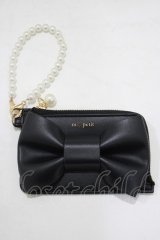 m petit by misako / NINA'Sコラボコインケース  ブラック H-25-07-13-066-LO-ZA-NS-ZH
