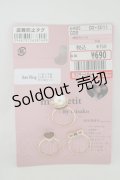 m petit by misako / AM3PPLハートリング 11号×2個/13号×1個 ゴールド H-25-07-13-067-LO-AC-NS-ZH