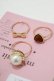 画像2: m petit by misako / AM3PPLハートリング 11号×2個/13号×1個 ゴールド H-25-07-13-067-LO-AC-NS-ZH (2)