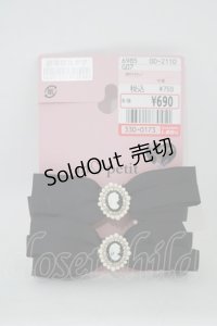 m petit by misako / AM2Pクリップ  ブラック H-25-07-13-070-LO-AC-NS-ZH