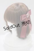 Maison de FLEUR / ビジューサテンリボンバレッタ  ボルドー H-25-07-13-074-LO-AC-NS-ZH