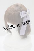 Maison de FLEUR / ビジューサテンリボンバレッタ  ラベンダー H-25-07-13-076-LO-AC-NS-ZH
