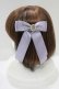 画像2: Maison de FLEUR / ビジューサテンリボンバレッタ  ラベンダー H-25-07-13-076-LO-AC-NS-ZH (2)