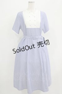 axes femme / フレンチマリンストライプワンピース Free ブルー H-25-07-13-009-AX-OP-NS-ZH