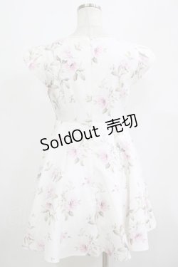 画像3: evelyn / 花柄フレアワンピース M オフ H-25-07-13-014-LO-OP-NS-ZH