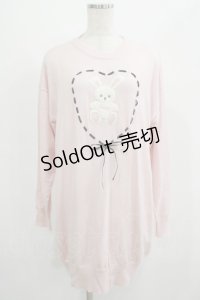 Honey Cinnamon / ハニーちゃんニットワンピース Free ピンク H-25-07-13-021-LO-OP-NS-ZH