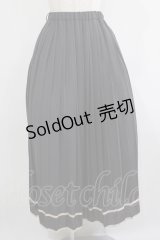 an another angelus / 裾ライン変形プリーツスカート Free CHARCOAL H-25-07-13-022-CA-SK-NS-ZH