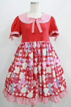 画像1: Angelic Pretty / Sweet Cherry Margaretカットワンピース Free アカ H-25-07-14-001-AP-OP-NS-ZH