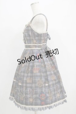 画像2: Angelic Pretty / Antique Crownジャンパースカート Free グレー H-25-07-14-003-AP-OP-NS-ZH
