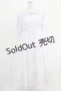 To Alice / 花柄シフォンワンピース M サックス H-25-07-14-029-LO-OP-NS-ZH