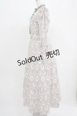 画像2: axes femme / ヴィンテージローズワンピース M ワイン H-25-07-14-030-AX-OP-NS-ZH