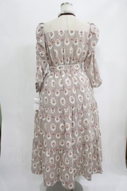 画像3: axes femme / ヴィンテージローズワンピース M ワイン H-25-07-14-030-AX-OP-NS-ZH